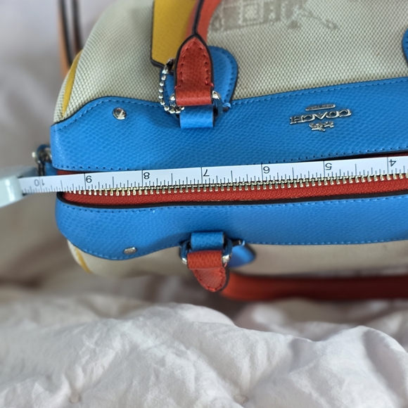 Coach Multicolor Canvas and Leather Women's Bag - Picture 15 of 16